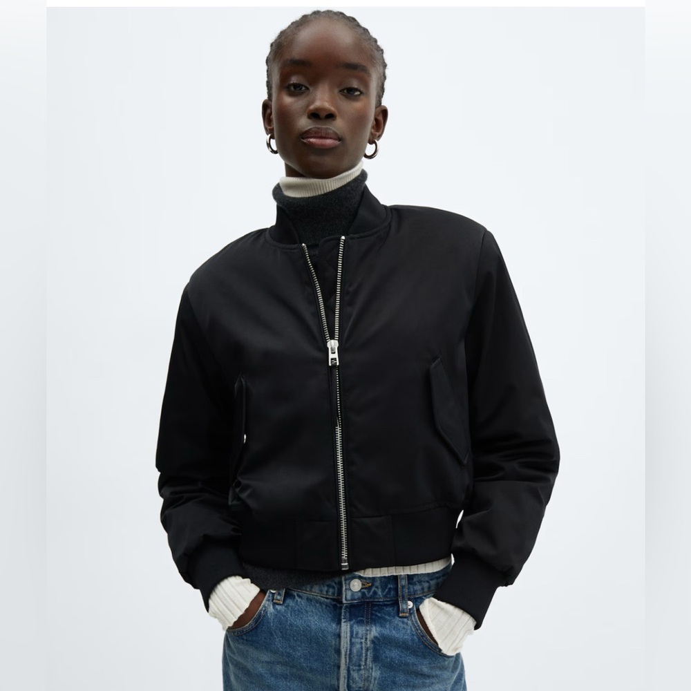 Mango Oversized Bomber Jacket XS